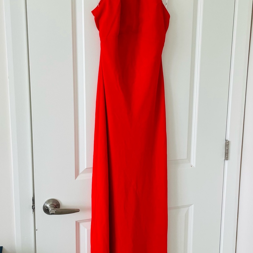 Elegant Red Evening Gown